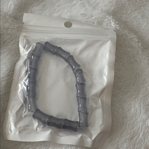 Jewelry - Gray Bamboo-Style Bracelet